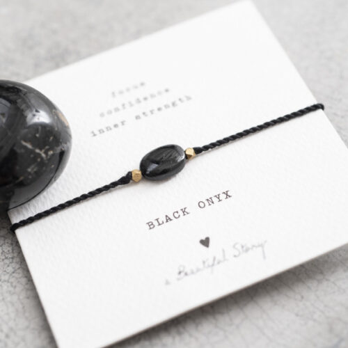 Gemstone Card Black Onyx