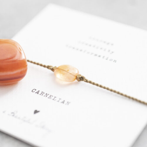 Gemstone Card Carnelian