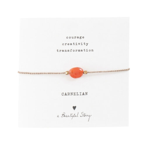 Gemstone Card Carnelian