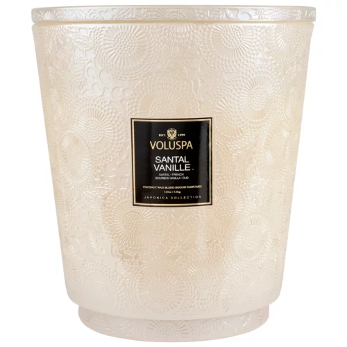 Santal Vanille 5 Wick Hearth geurkaars