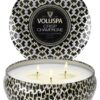 Crisp Champagne 3 wick tin geurkaars