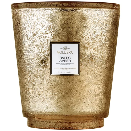 Baltic Amber 5 Wick Hearth Geurkaars