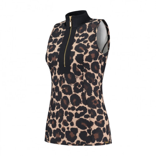 Deblon Rosy Top Sleeveless Leopard Hazel