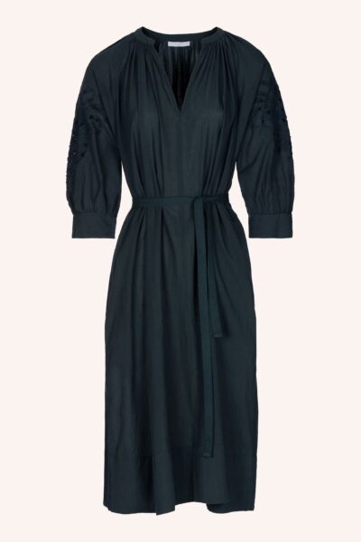 Enof Long Knit Dress ネイビーL ロングワンピース | femuacorsica.corsica