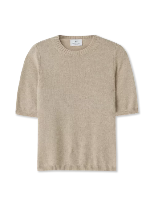 Cashmere Tee beige
