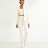 Celine Flared Leggings Offwhite