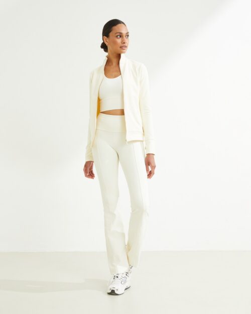 Celine Flared Leggings Offwhite