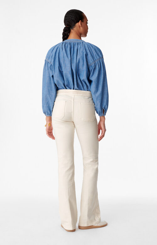 Nano Bootcut Jeans Ecru