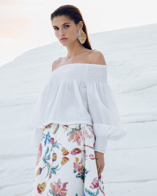 Blouse Pyrite white