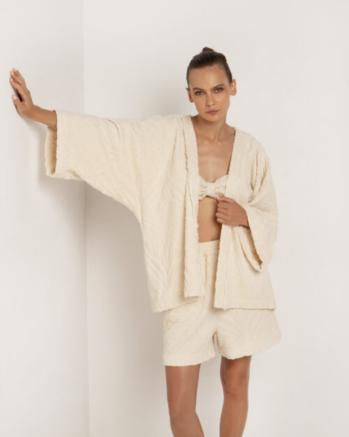 Kimono Terry Ecru 460031