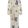Adela Maxi Dress Blue Lime