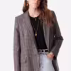 Tilia Blazer bruin dessin